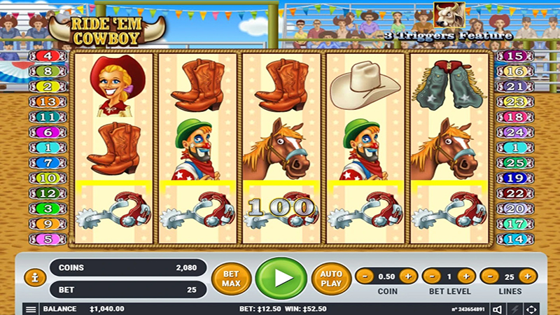 ride 'em cowboy slot